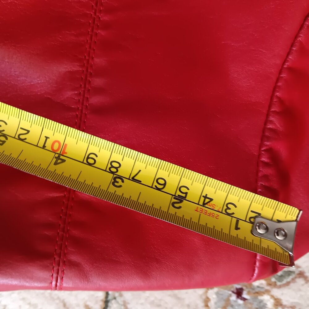 Red Leather Jacket - Picture 8 of 9
